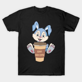 Bunny needs coffee T-Shirt